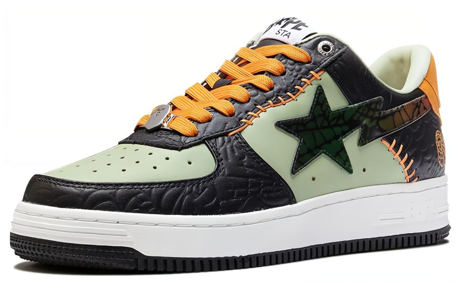 Кроссовки A BATHING APE STA Halloween Black Green - изображение 3