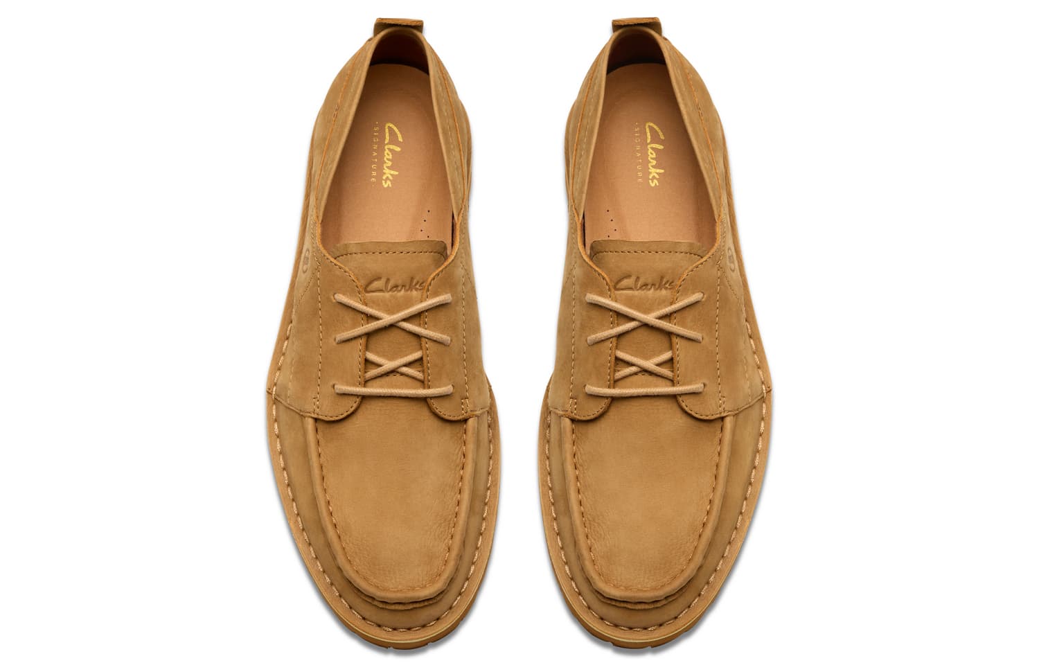 Clarks Повседневная обувь из коровьей кожи мужской светло-коричневый - изображение 3
