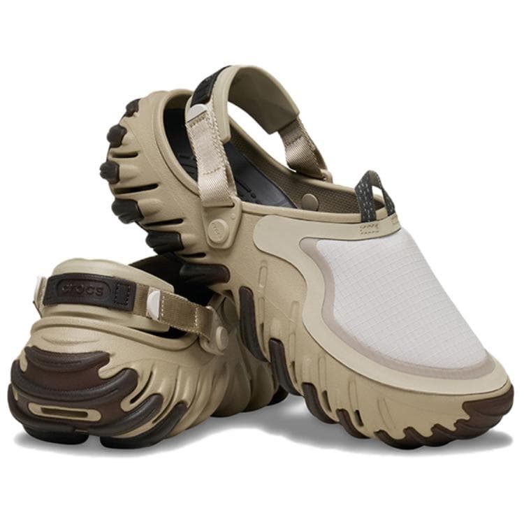Сабо Crocs BOBO Танк Зонты ПУ (полиуретан) Сабо резиновые Унисекс Кора Коричневый - изображение 3