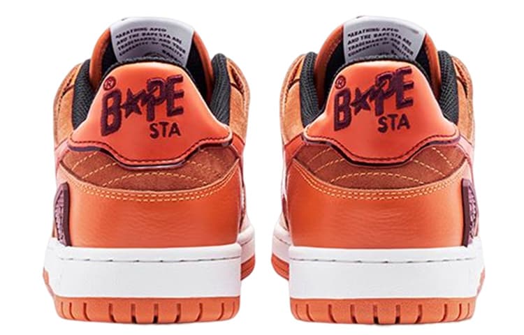 Кроссовки A BATHING APE SK8 Orange - изображение 3