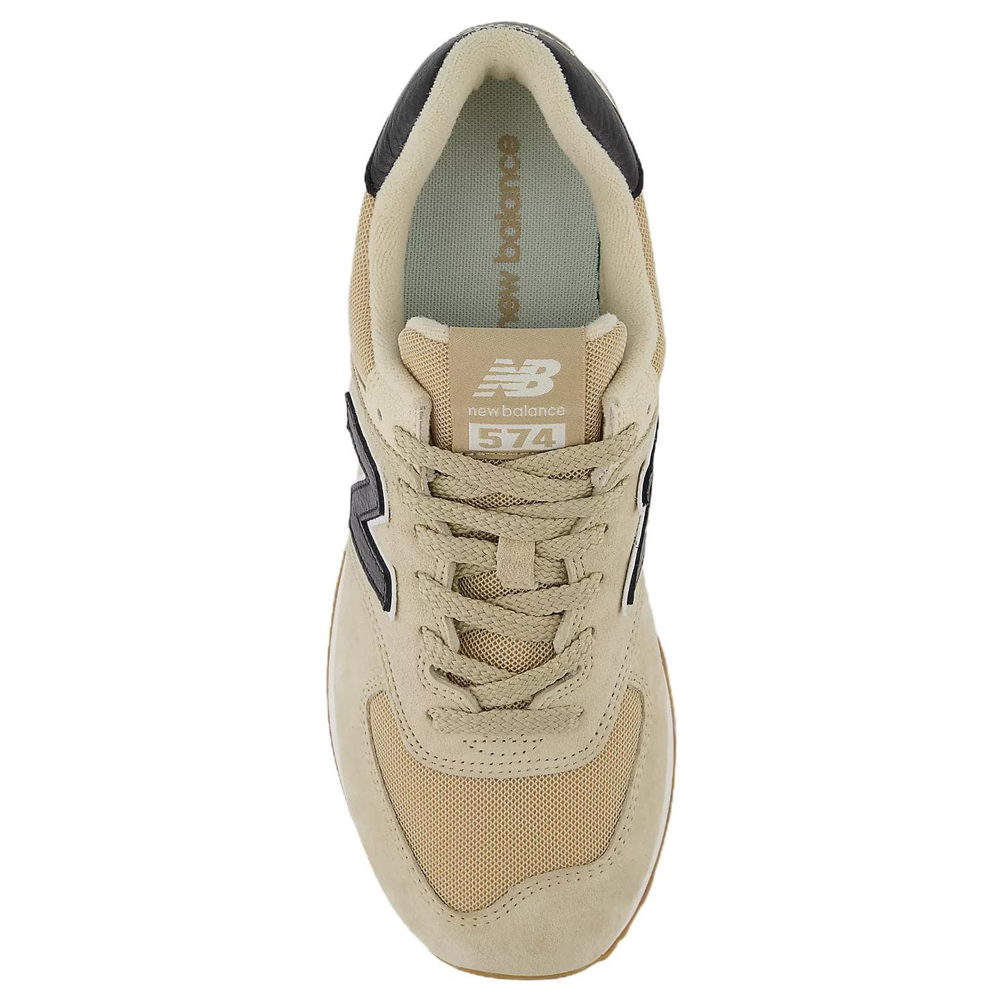Кроссовки New Balance NB 574 Устойчивая к истиранию Низкая Повседневная Обувь Унисекс Хаки - изображение 3
