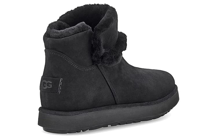 Ботинки зимние UGG Classic Mini Spill Seam Black - изображение 4