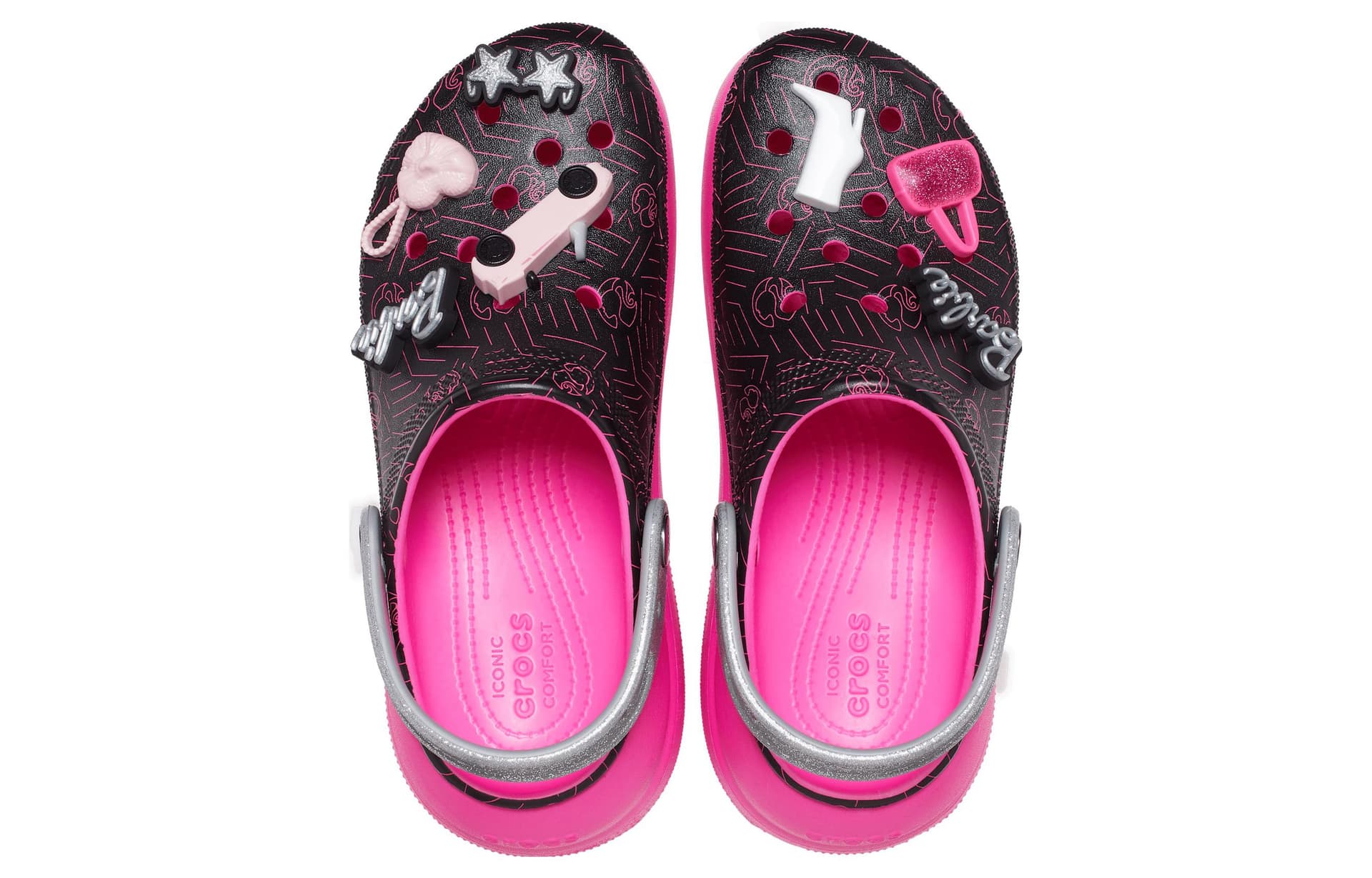 Сабо Barbie x Crocs Crush Clog Black - изображение 4