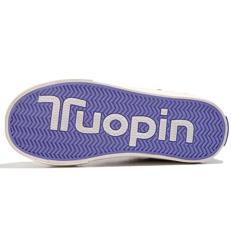 Кроссовки TUOPIN Pai Shoes A Гладкий Баклажан Обувь из текстиля "Баклажан" Синтетическая кожа Низкие кеды для скейтбординга - изображение 5