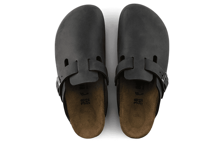 Сандалии Обувь Birkenstock Повседневные Дышащие Тапочки С Закрытым Носом И Резиновой Подошвой Унисекс Черный - изображение 4