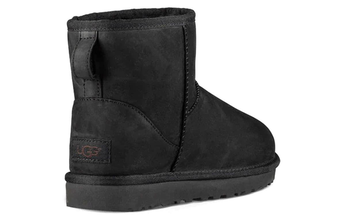 Ботинки зимние UGG Classic Mini Leather Black - изображение 4