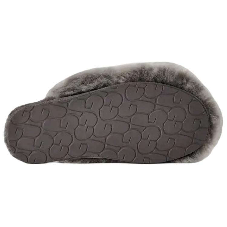 Сандалии UGG Scuffette CHALET Овчина Универсальная Винтажная Модель С Флисовой Подкладкой Мюли Резиновая Подошва Закрытые Тапочки - изображение 6