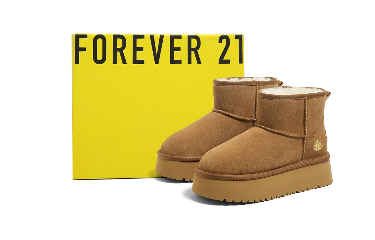 Ботинки зимние FOREVER 21 Полынь Сноубутсы Мужской Каштановый - изображение 2