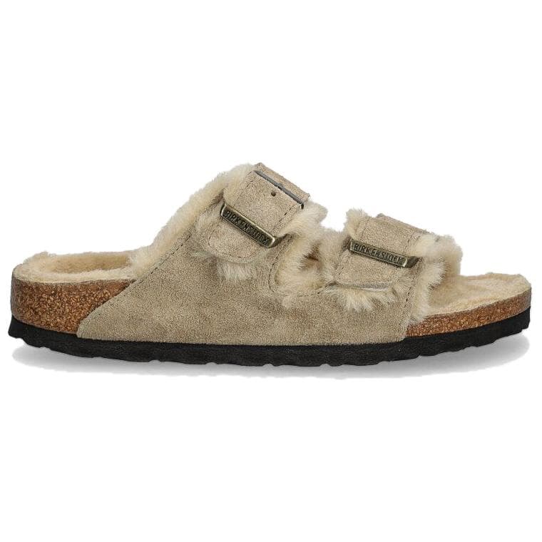 Сандалии Шлепанцы Birkenstock противоскользящие унисекс бежевые - изображение 2