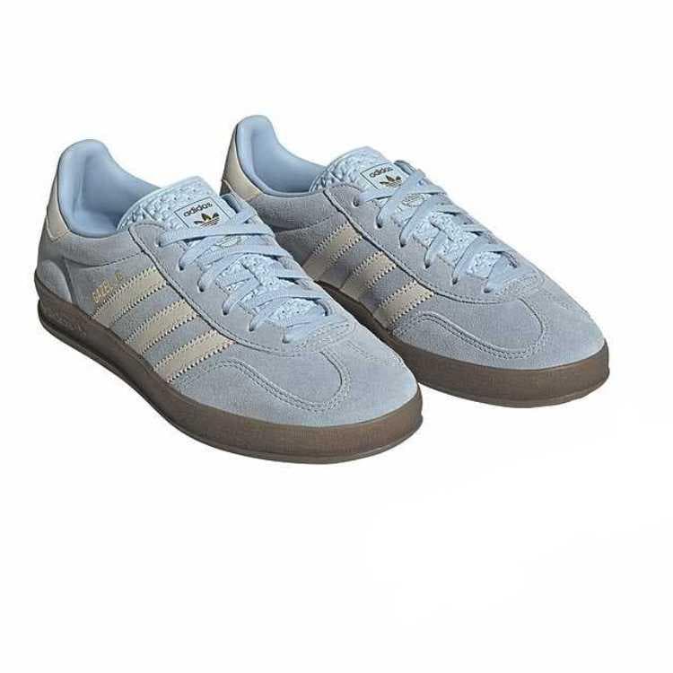 Кроссовки Adidas Originals Gazelle Low Топ Повседневная обувь Женские Сине-белый - изображение 3