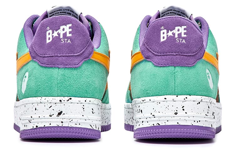 Кроссовки A BATHING APE STA Yellow Green - изображение 4
