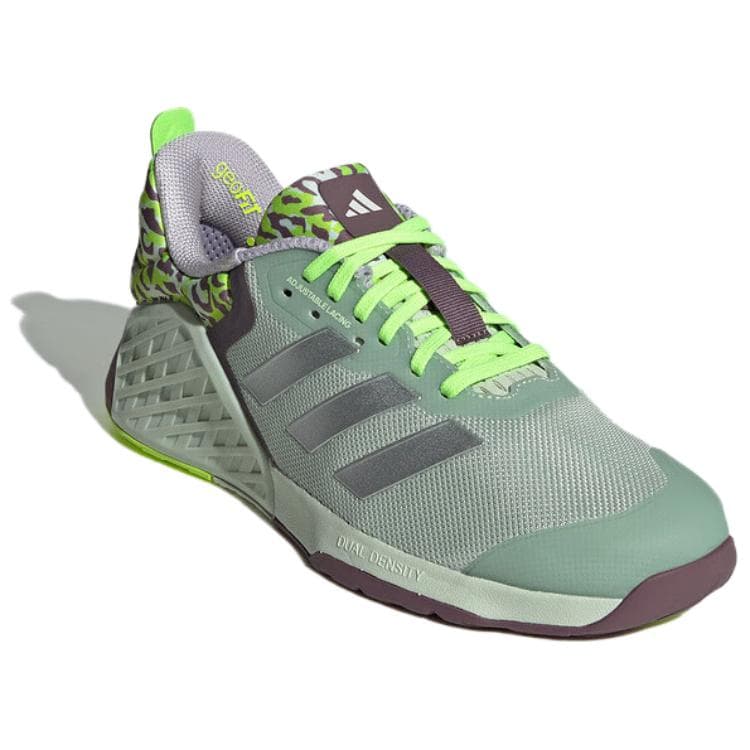 Кроссовки Adidas DROPSET 3 Противоскользящая Устойчивая к истиранию Низкий Топ Повседневная Обувь Женская Зеленая - изображение 2