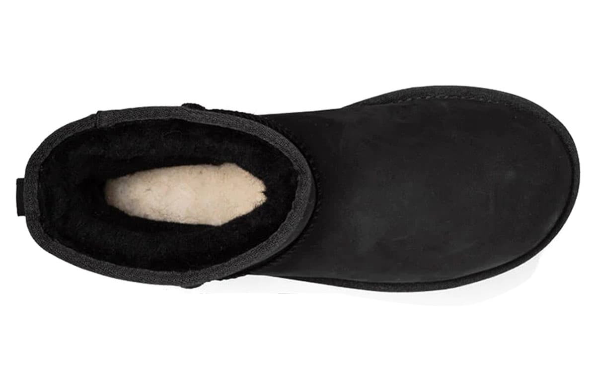 Ботинки зимние UGG Classic Mini Leather Black - изображение 5