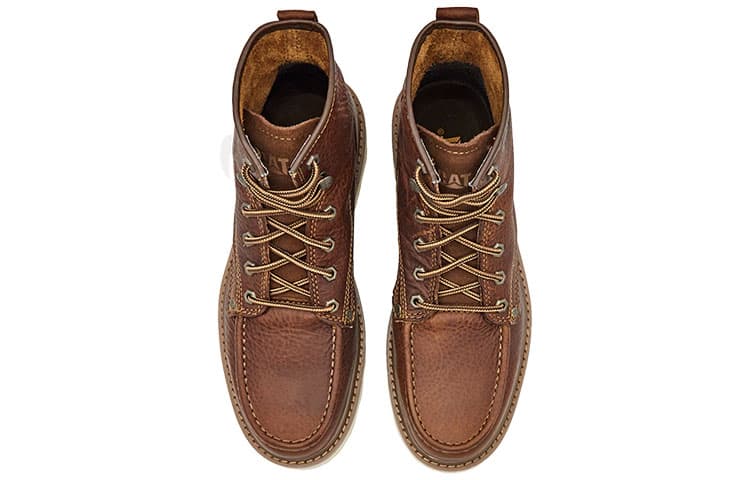 Ботинки уличные CAT Glenrock Mid Brown - изображение 3