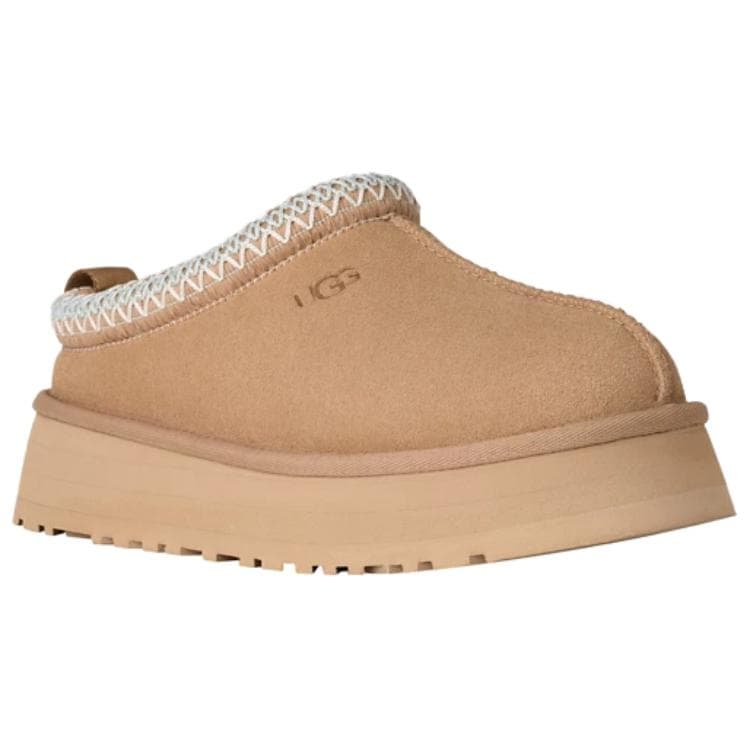 Сандалии UGG Tazz II Минималистичный Удобный С флисовой подкладкой Устойчивый к истиранию Домашние тапочки Женские Песочный - изображение 2