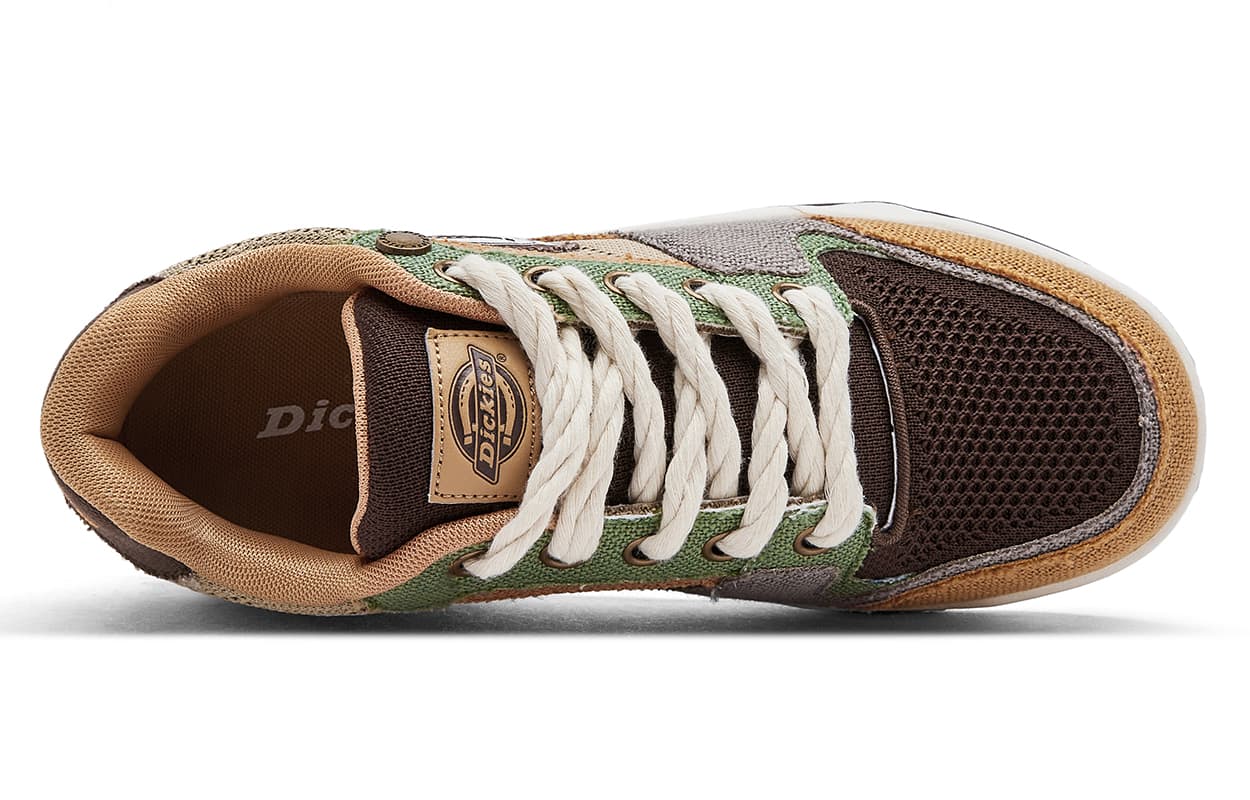 Кроссовки Dickies Низкие кеды для скейтбординга Мужские Цвет пшеница - изображение 3