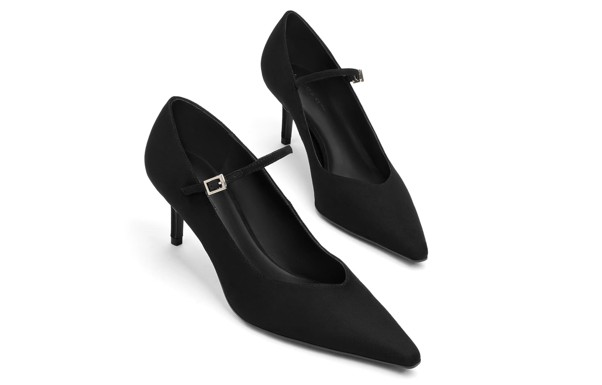 CHARLES KEITH Маленький CK Узкий каблук Туфли Мэри Джейн 6,5 см Женские - изображение 3