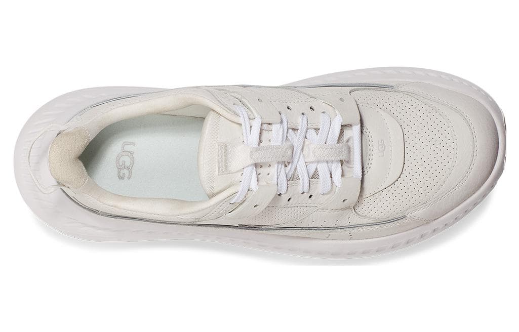 Кроссовки UGG CA805 V2 Лицевая коровья кожа Низкий топ Платформа Обувь Мужская Белая - изображение 4