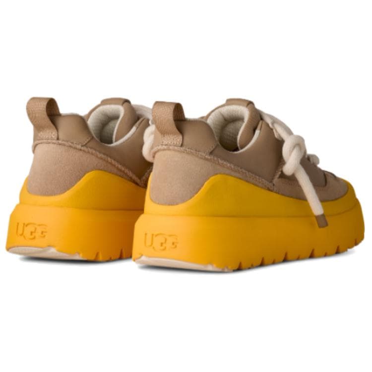 Кроссовки UGG Heritage Низкий Топ Повседневная Обувь Мужская Коричнево-Желтая - изображение 4