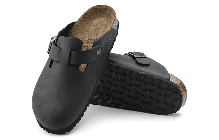 Сандалии Обувь Birkenstock Повседневные Дышащие Тапочки С Закрытым Носом И Резиновой Подошвой Унисекс Черный - изображение 5