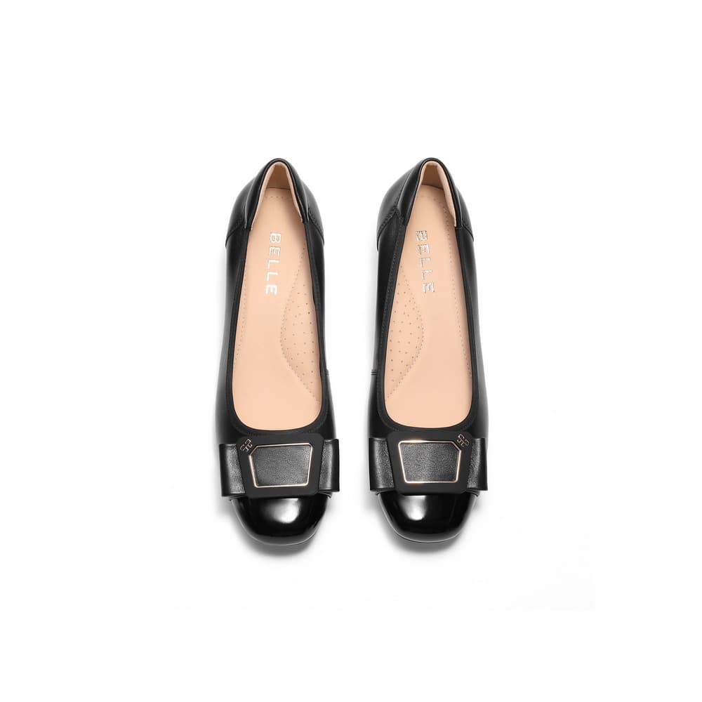 Туфли BELLE Квадратный каблук Высокие каблуки 4CM Женские - изображение 11