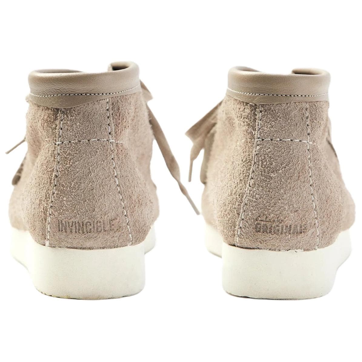 Сапоги INVINCIBLE x CLARKS ORIGINALS Wallabee Мужские ботинки из бычьей замши цвет тауповый - изображение 4