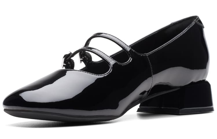 Тапочки Clarks Daiss30 Повседневная обувь Женская Черная - изображение 2