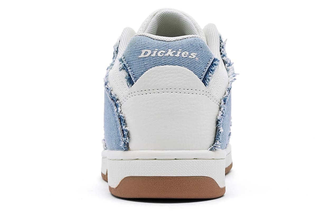 Кроссовки Dickies Низкие кеды для скейтбординга Мужские Белые и Синие - изображение 4