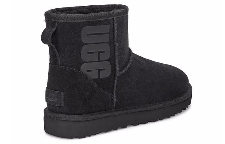 Ботинки зимние UGG Classic Mini Black - изображение 3