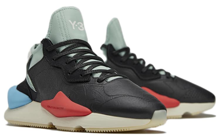 Кроссовки Y-3 Kaiwa Black Red Blue - изображение 3