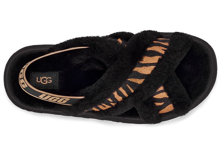 Шлёпанцы UGG DISCO Cross Slide Tiger Print - изображение 3