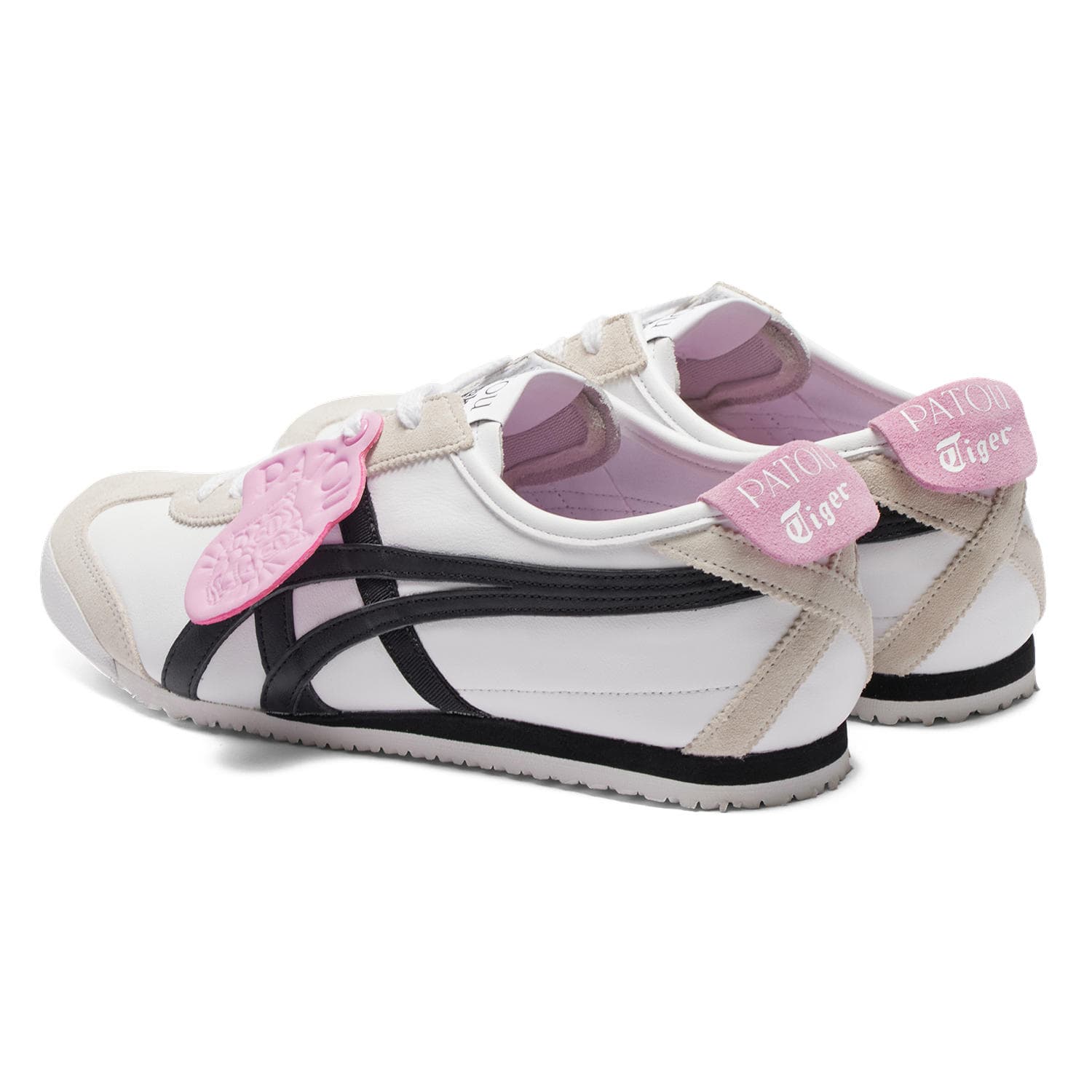Кроссовки Patou x Onitsuka Tiger MEXICO 66 Противоскользящая Устойчивая к истиранию Низкий Топ Повседневная обувь Унисекс Белый - изображение 3