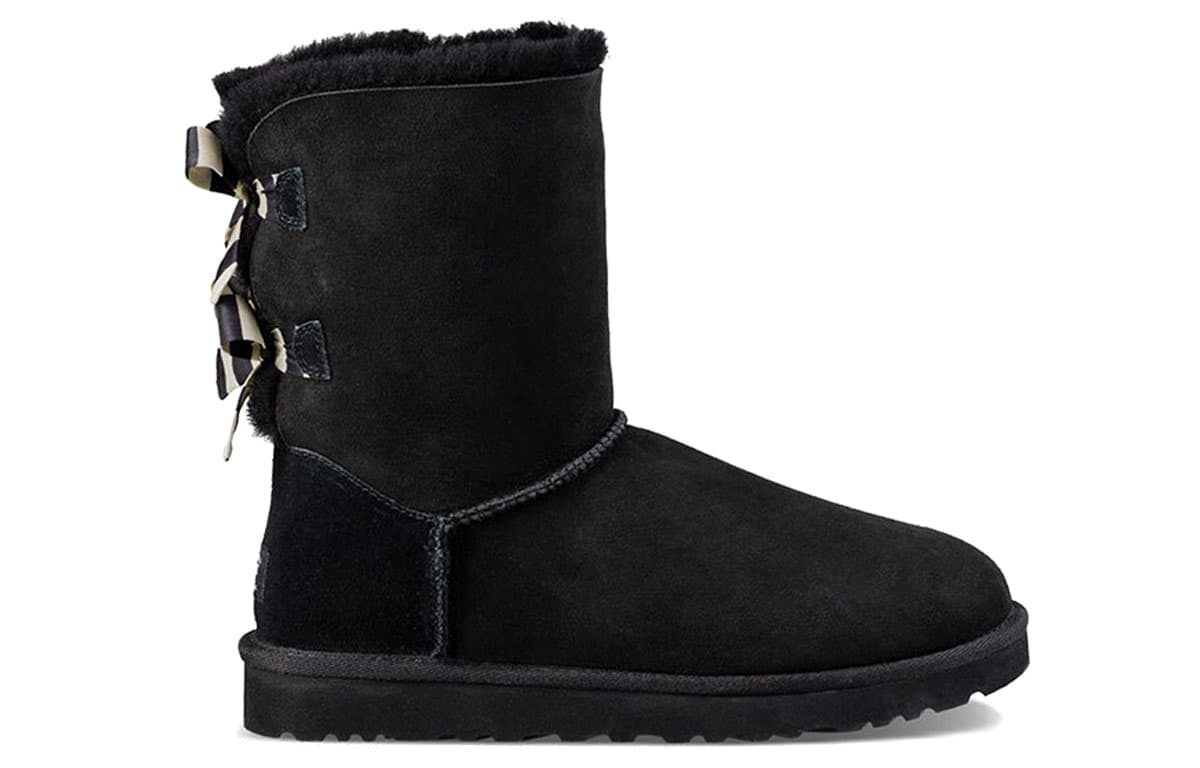 Ботинки зимние UGG Bailey Bow Stripe - изображение 2