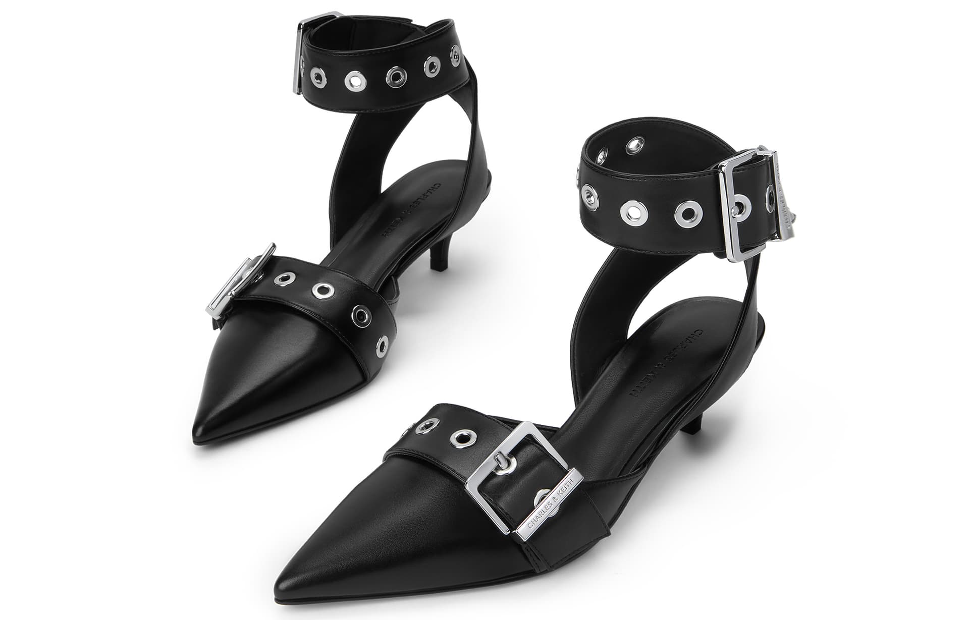 Шлёпанцы CHARLESKEITH ck PU 5.3cm BlackWhite - изображение 3