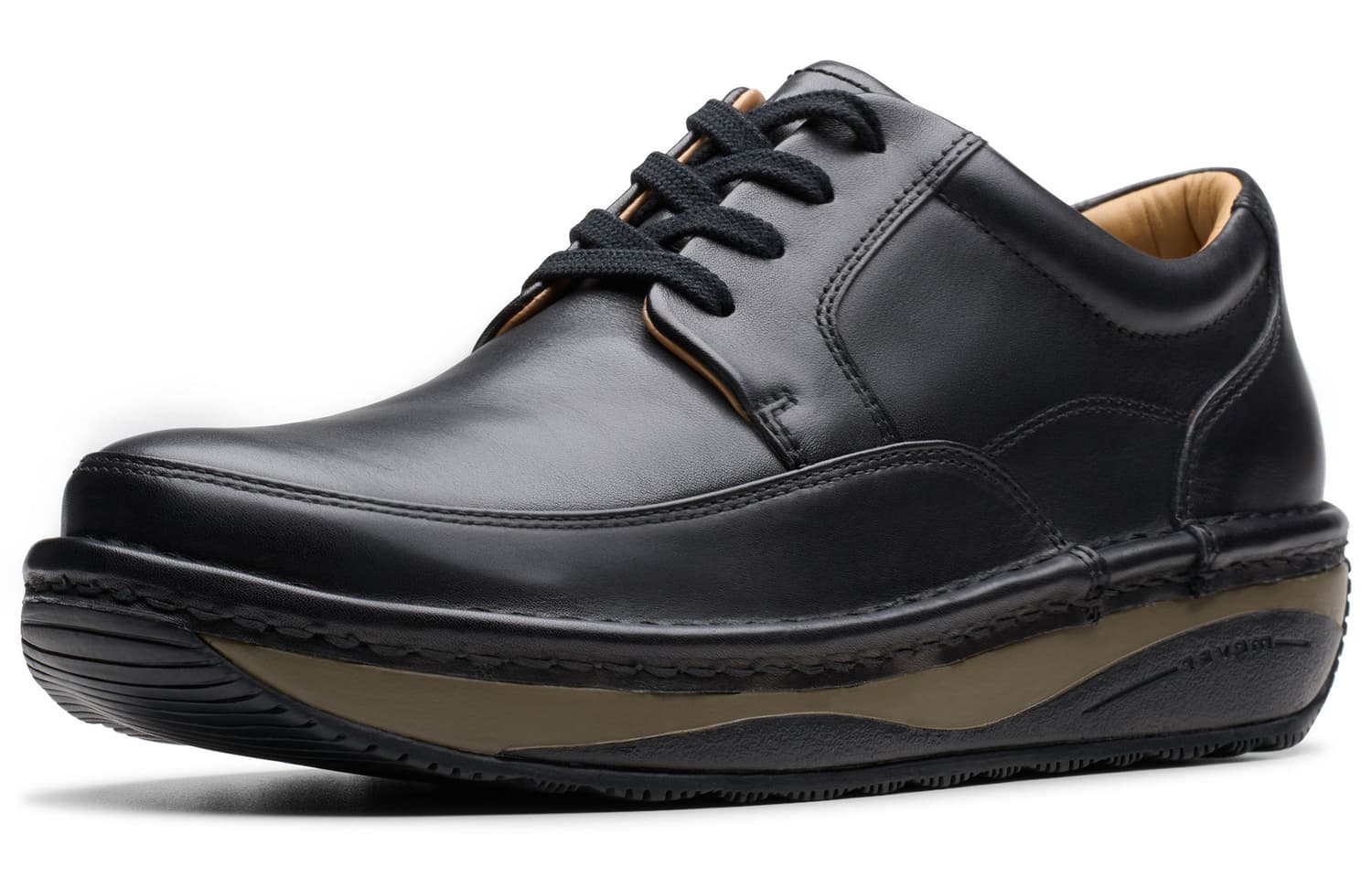 Clarks Коровья кожа Повседневная обувь Мужская Черная - изображение 2