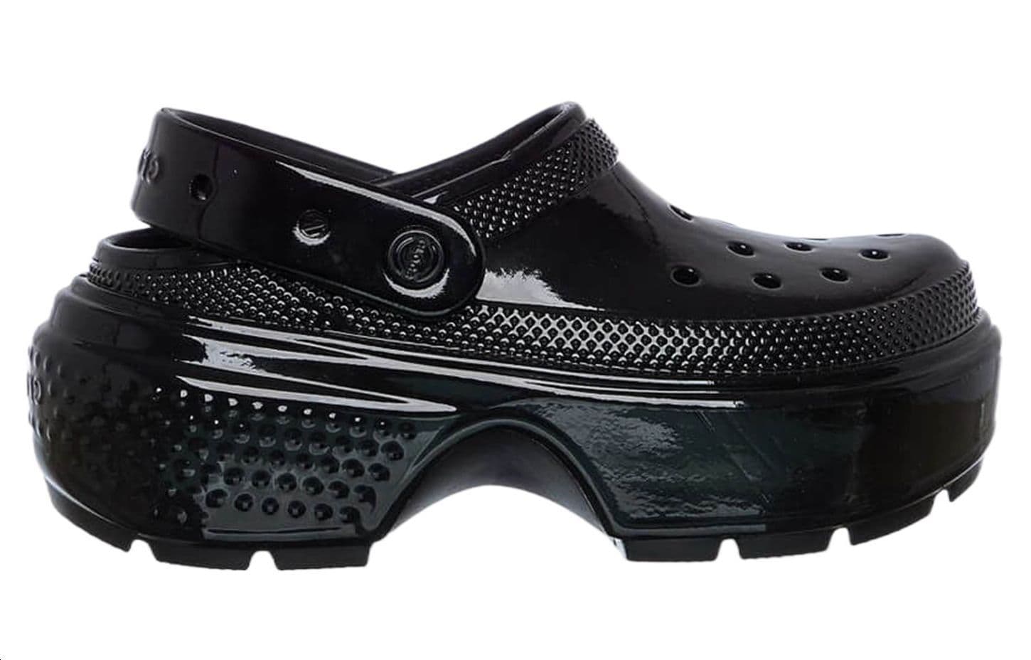 Сабо Crocs Stomp ЭВА Сабо Резиновые Женские Черные - изображение 2