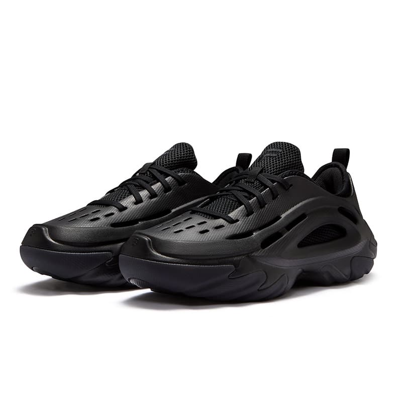 Кроссовки FILA FUSION REMO Rowing Shoes Ткань Низкий Верх Повседневная Обувь Мужская Черная - изображение 2