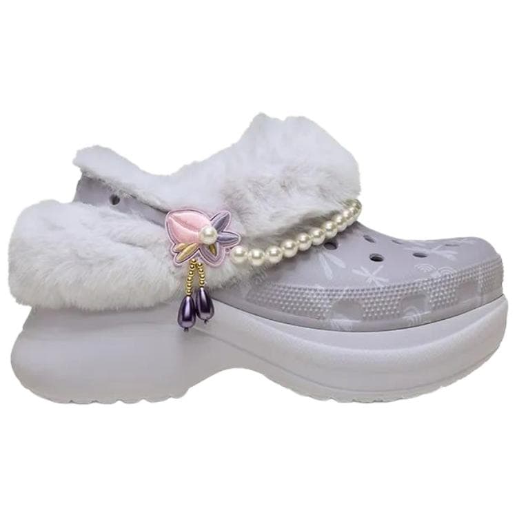 Сабо Crocs Bae Clog Кит Грушевый цвет Луна Сабо Женские Туманно-фиолетовый - изображение 2