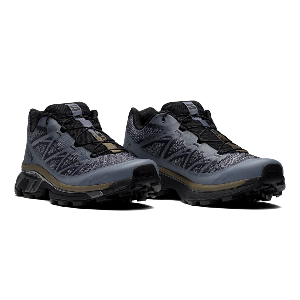 Кроссовки Salomon XT 6 Shadow Дышащая Поддержка Низкий Верх Уличная Обувь Унисекс Синий Серый - изображение 3