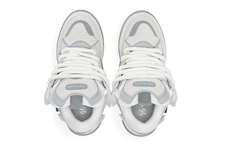 Кроссовки DAISY FELLOWES Rocket 001 White Grey - изображение 5