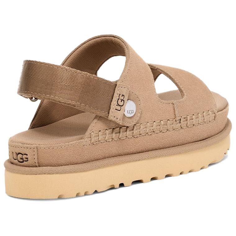 Шлёпанцы UGG one Шнурованные Сандалии Женские Песочный - изображение 4