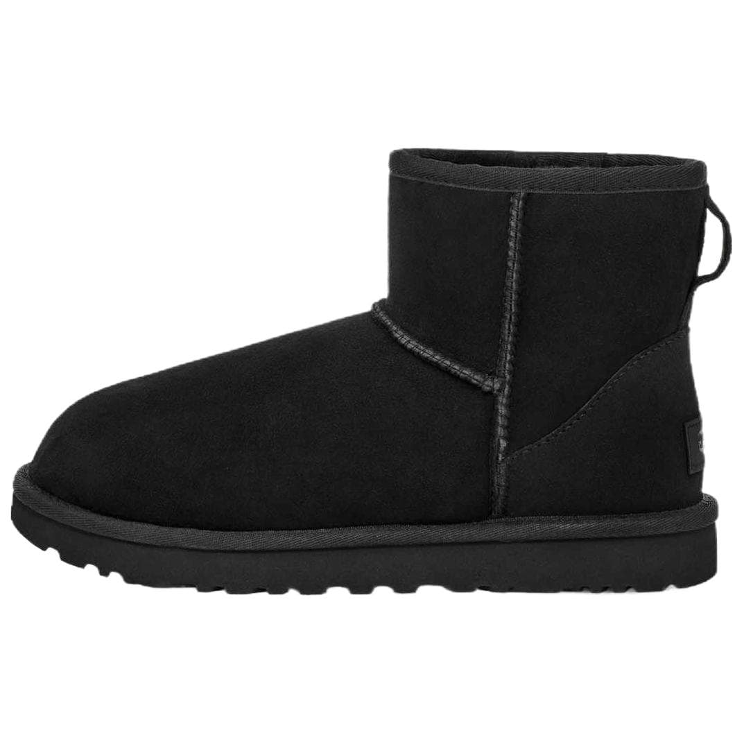 Ботинки зимние UGG Classic Mini II Снекерки Черные Женские - изображение 1