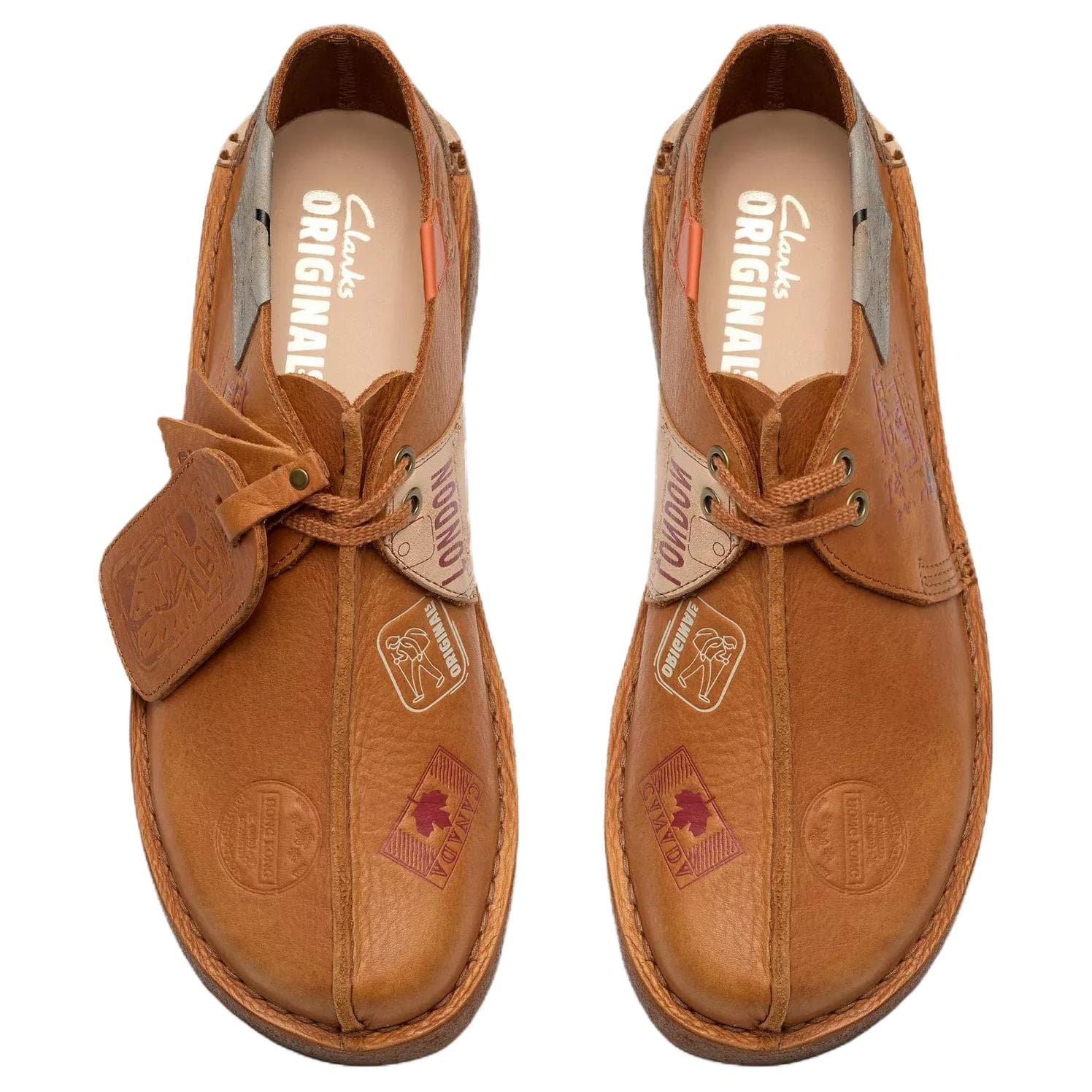 Ботинки Clarks Desert Trek Кожа Повседневная Обувь Мужская Коричневая - изображение 4