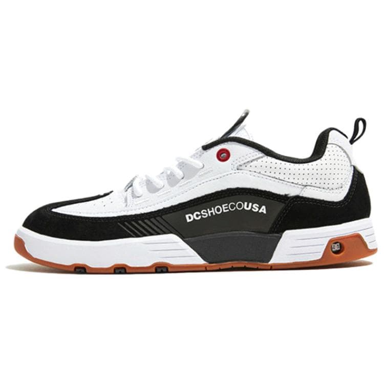 Кроссовки DCSHOES LEGACY SLIM Удобные и минималистичные спортивные лоу-топы мужские бело-черные - изображение 1