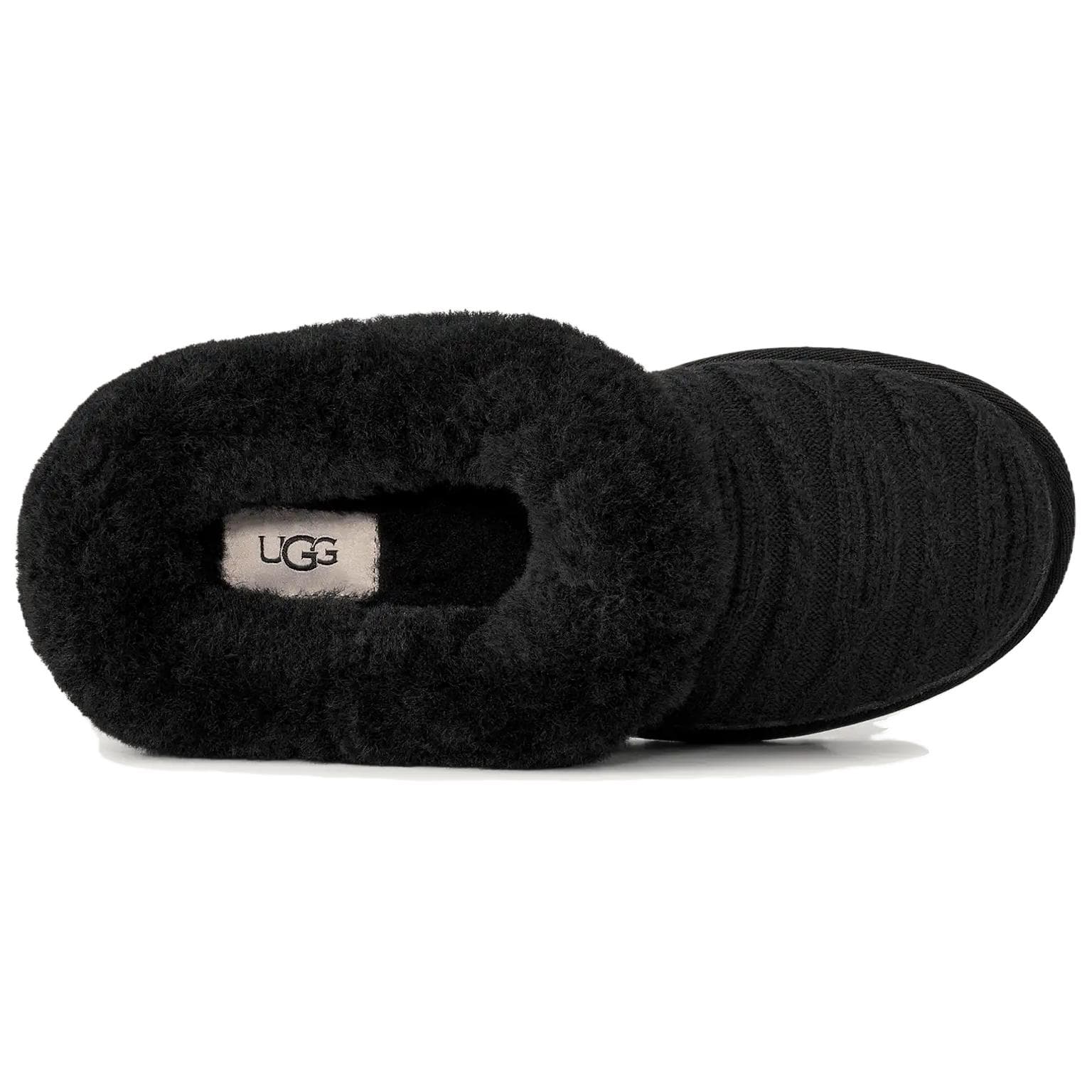 Сандалии UGG Cluggette Домашние тапочки Женские Черные - изображение 4