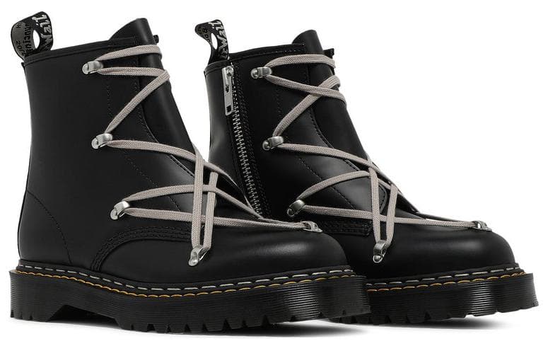 Ботинки Rick Owens x Dr. Martens 1460 Black - изображение 3