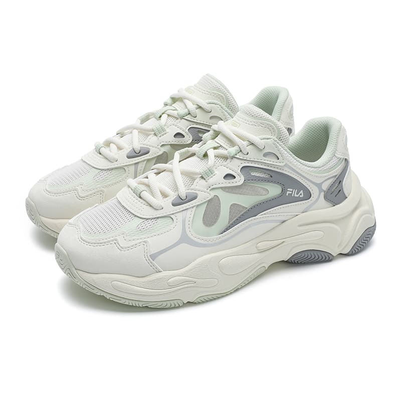 Кроссовки FILA MARS 4 Tom Sachs X NikeCraft General PURPOSE Амортизация Низкий Топ Повседневная Обувь Женская Белый Зеленый - изображение 3