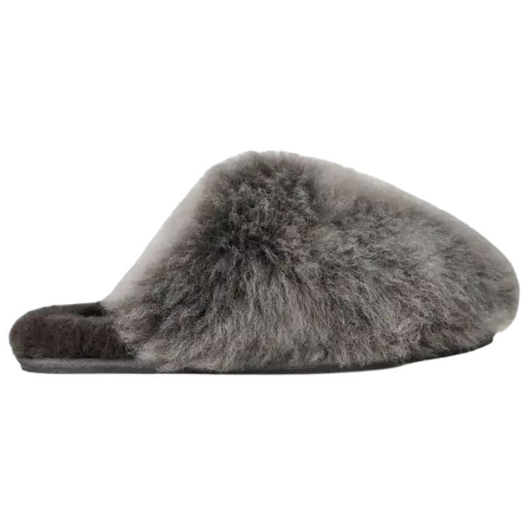 Сандалии UGG Scuffette CHALET Овчина Универсальная Винтажная Модель С Флисовой Подкладкой Мюли Резиновая Подошва Закрытые Тапочки - изображение 2