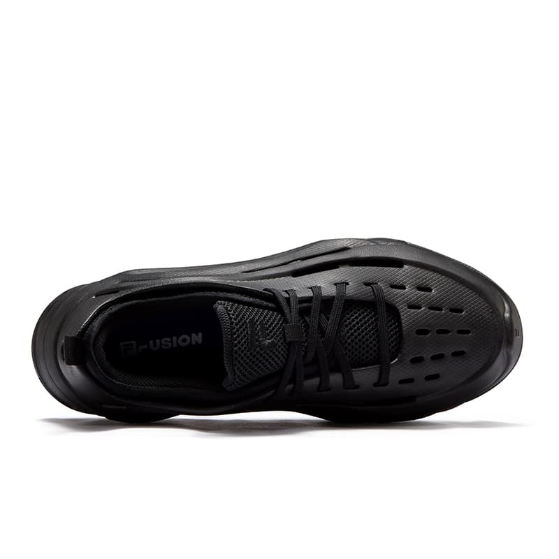 Кроссовки FILA FUSION REMO Rowing Shoes Ткань Низкий Верх Повседневная Обувь Мужская Черная - изображение 3