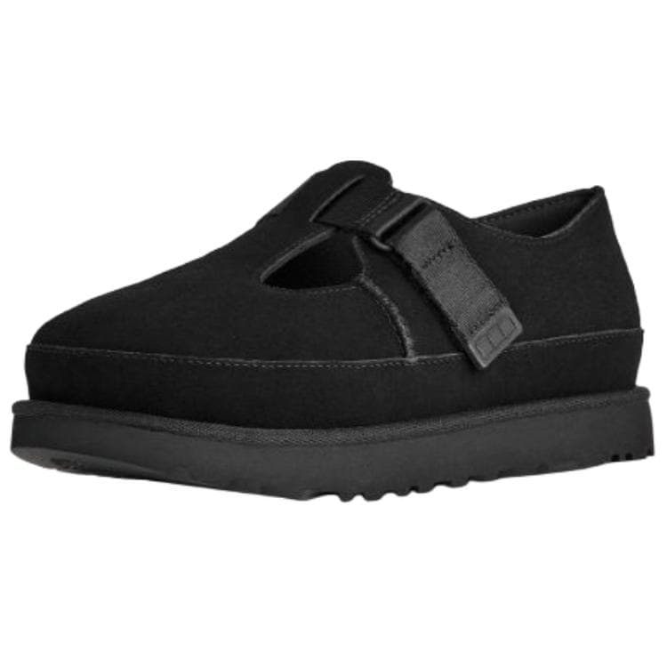 UGG Золотистая Family Платформа Туфли Мэри Джейн Женские Черные - изображение 2